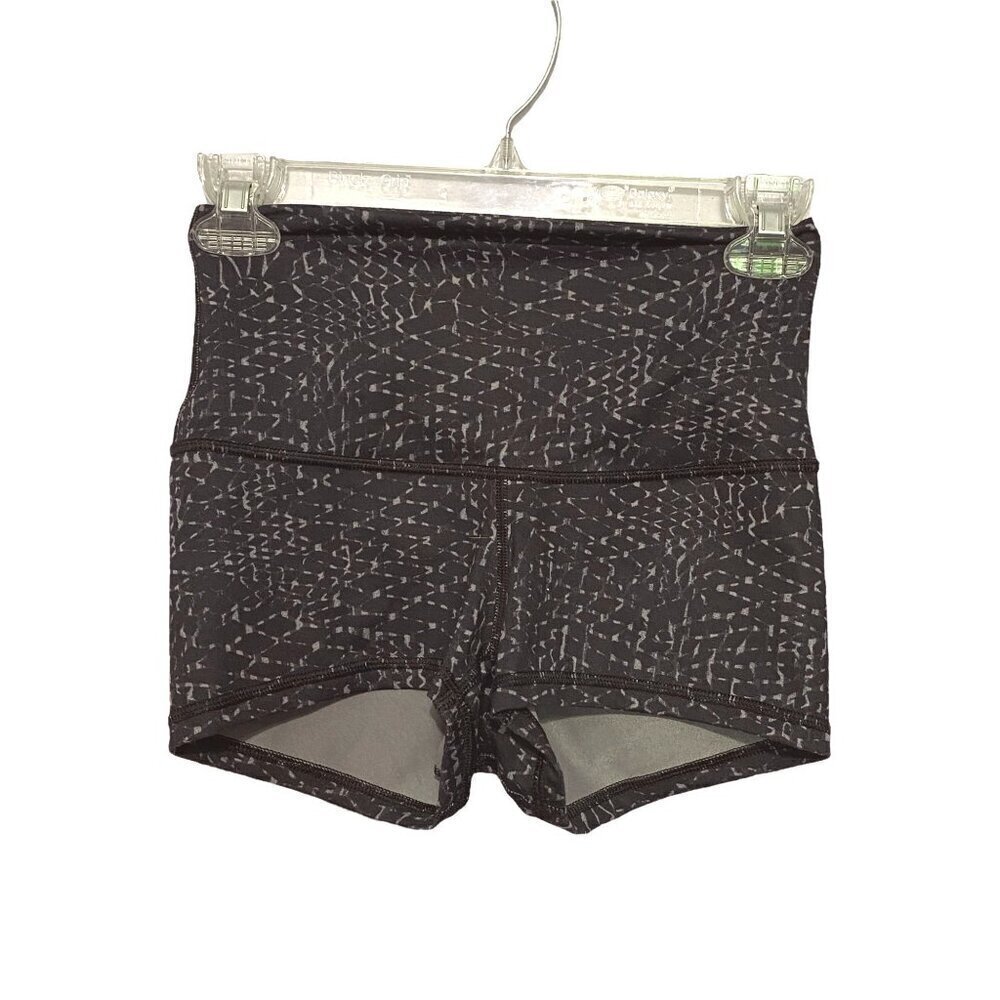 Lululemon Athletic Workout Shorts Women's Black & Gray‎